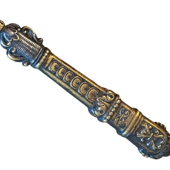 RARE Antique French Silver Art Nouveau Needle Sewing Case Etui Very Ornate - Picture 2 of 4